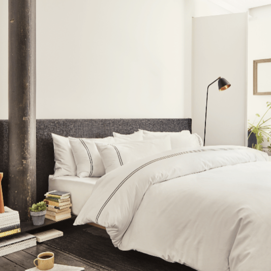 The Cairo Collection - 4-Piece Egyptian Cotton Duvet Set